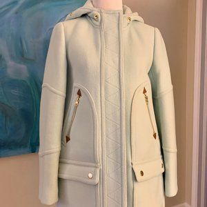 J.Crew Petite Chateau parka in Italian stadium-cloth wool